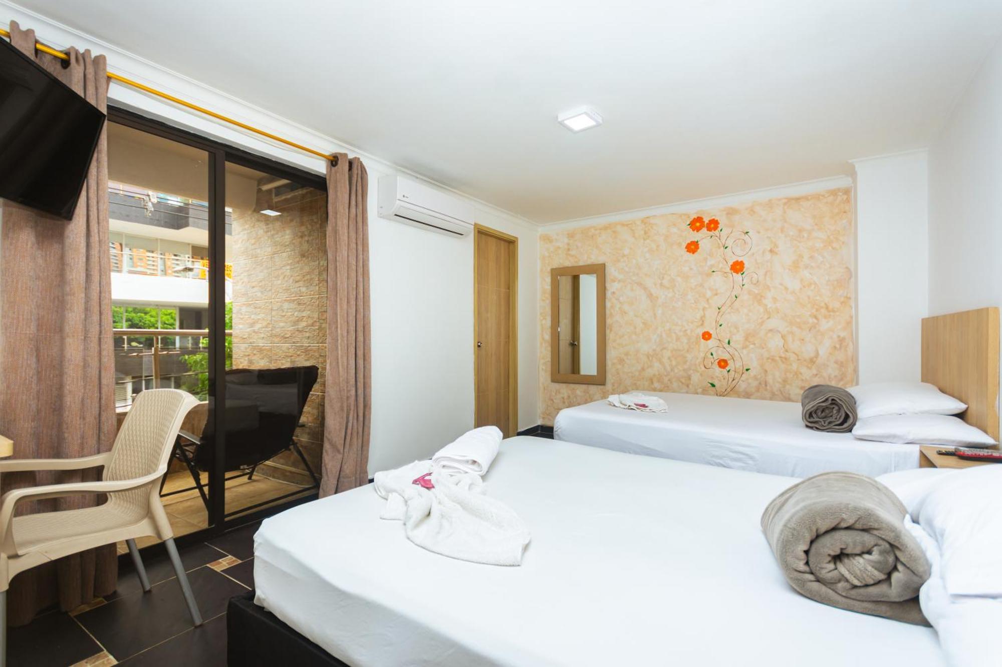 Habitación Cuádruple con balcón