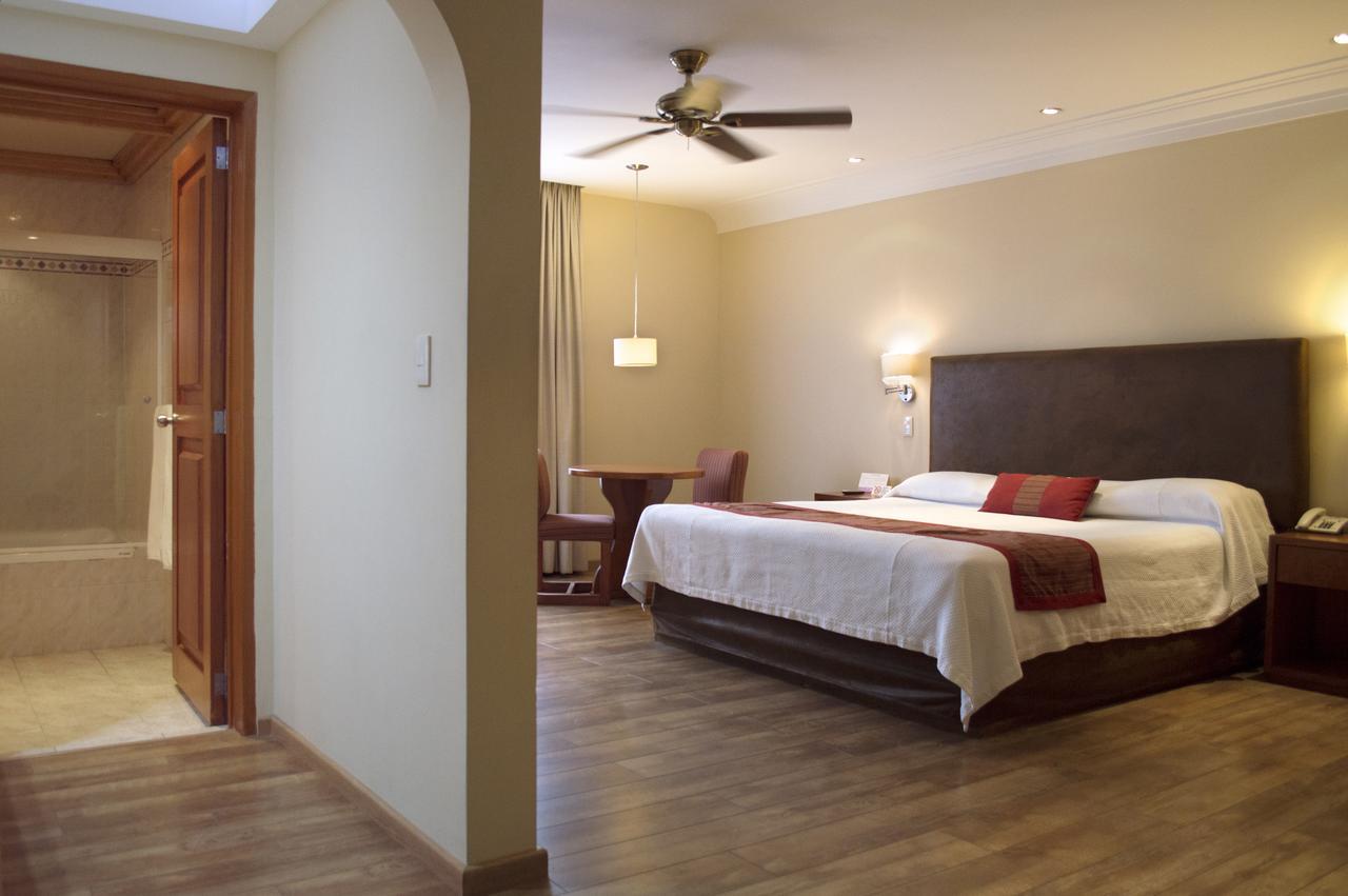 Suite con cama grande y vistas